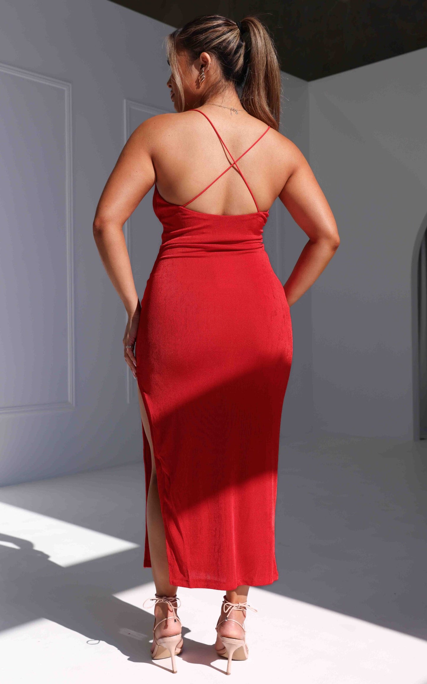 Seraphina Maxi Dress - Red