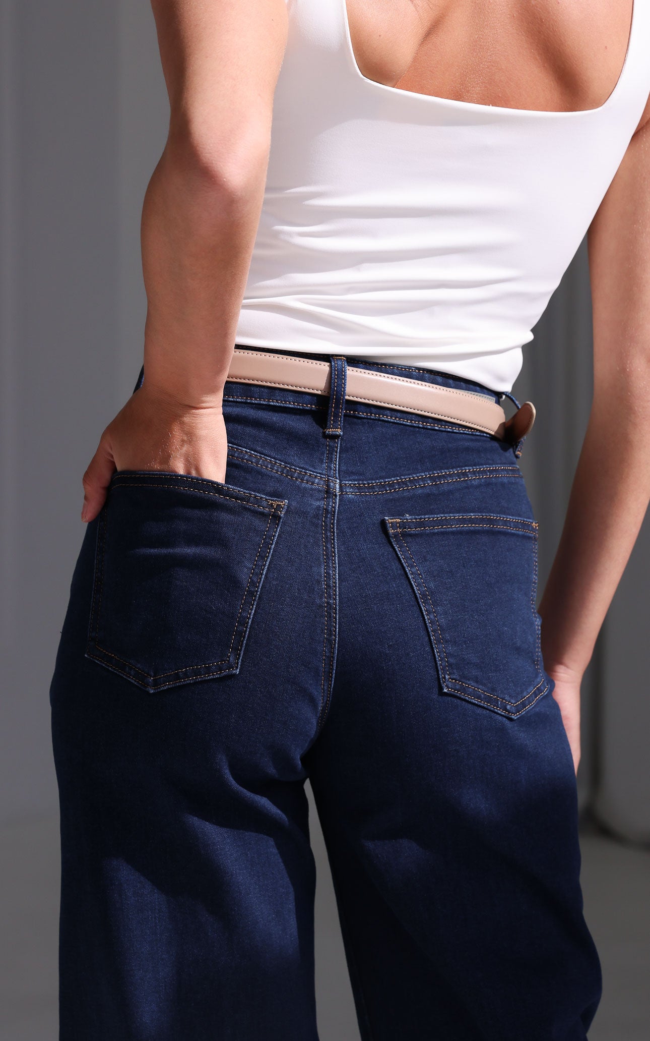 Serrano Belt - Taupe U Texture