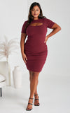 Sienna Dress - Wine