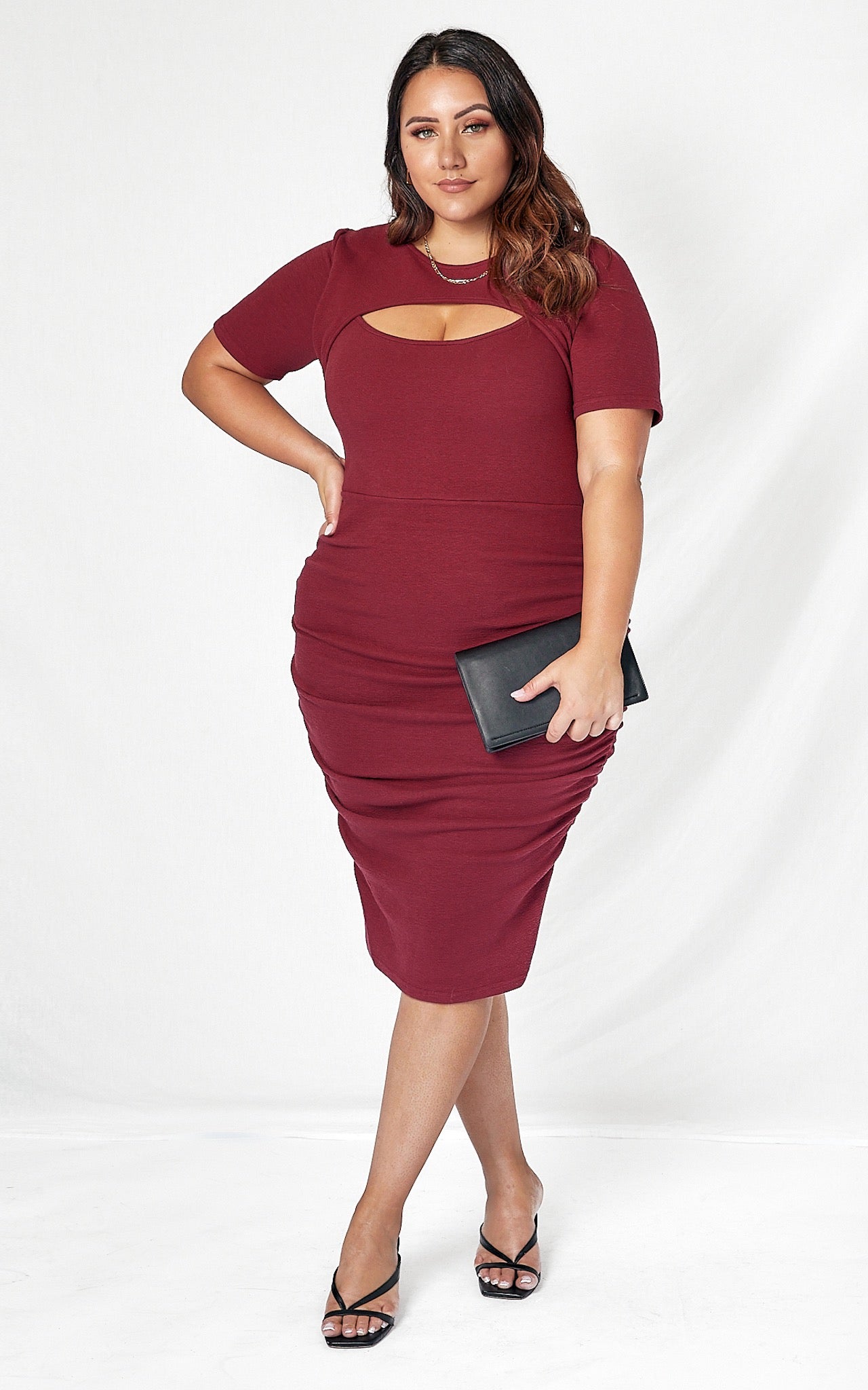 Sienna Dress - Wine