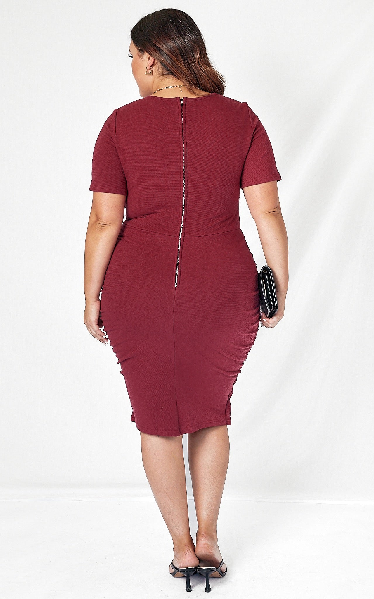 Sienna Dress - Wine