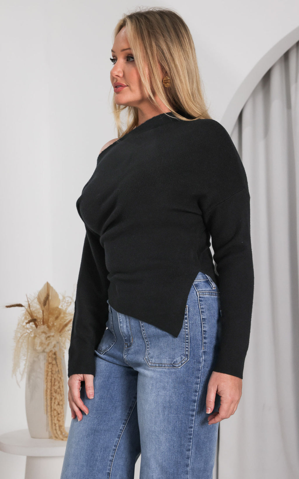 Simpson Knit Top - Black
