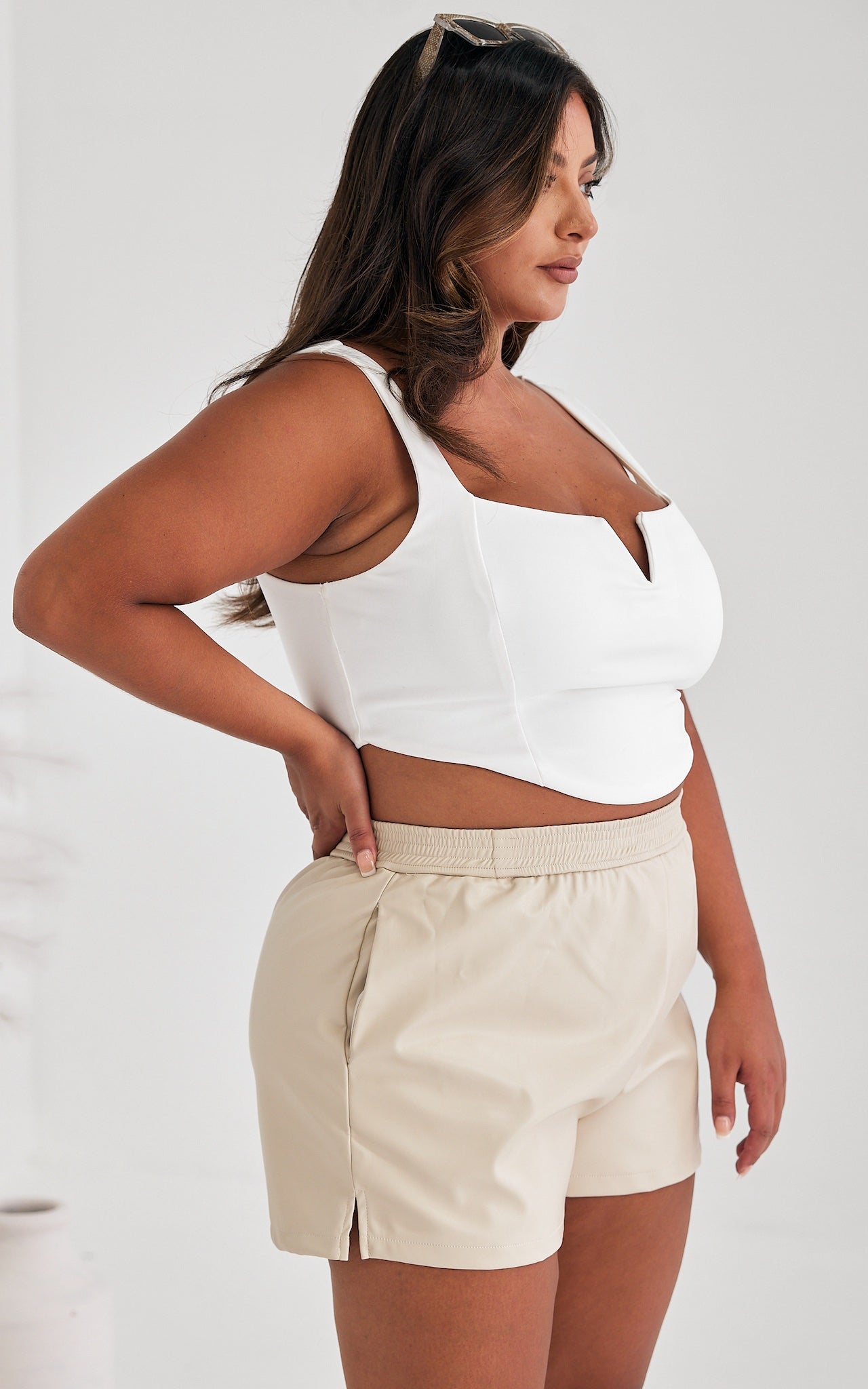 Siya Pu Shorts - Beige