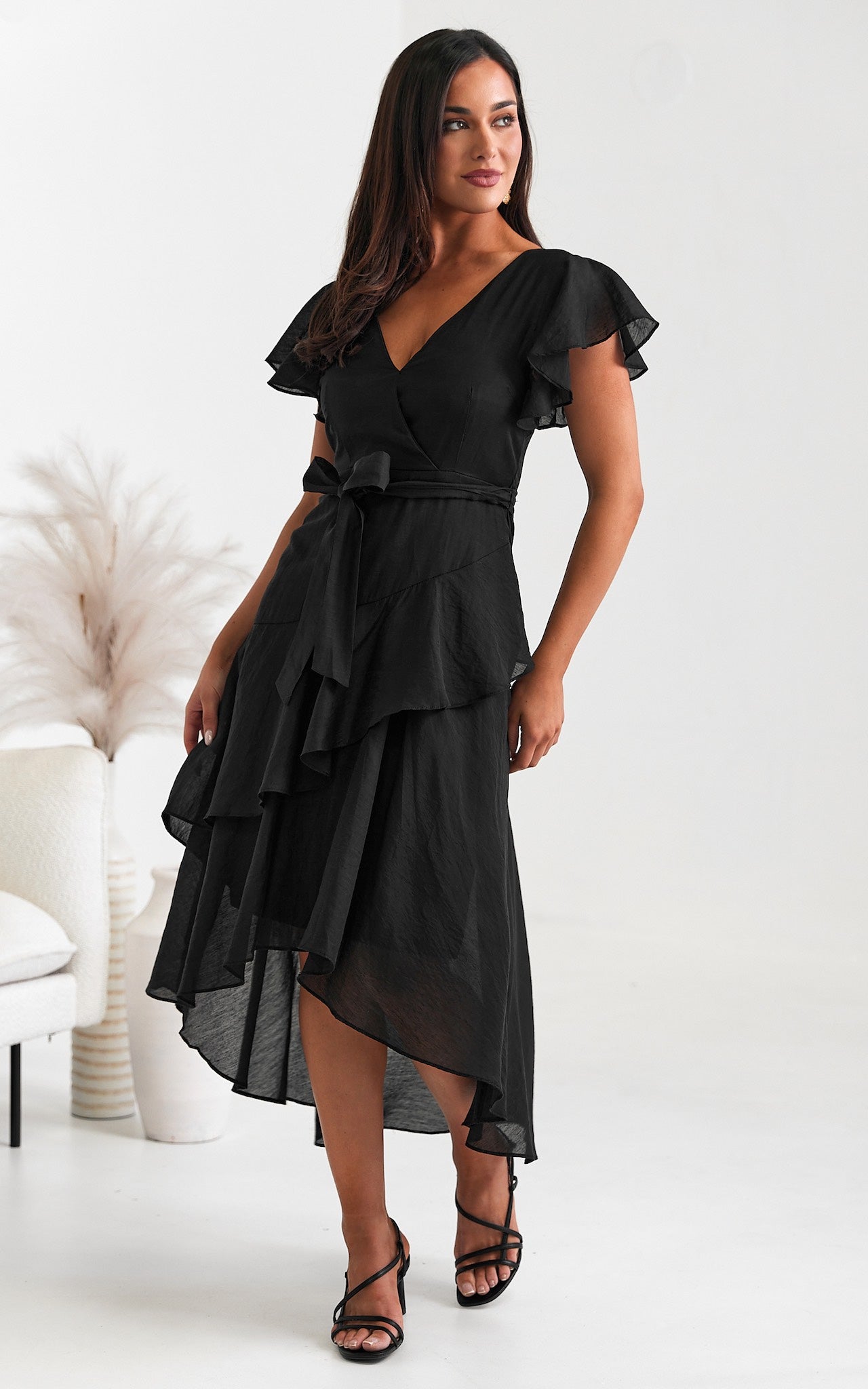 Sophia Maxi Dress - Black