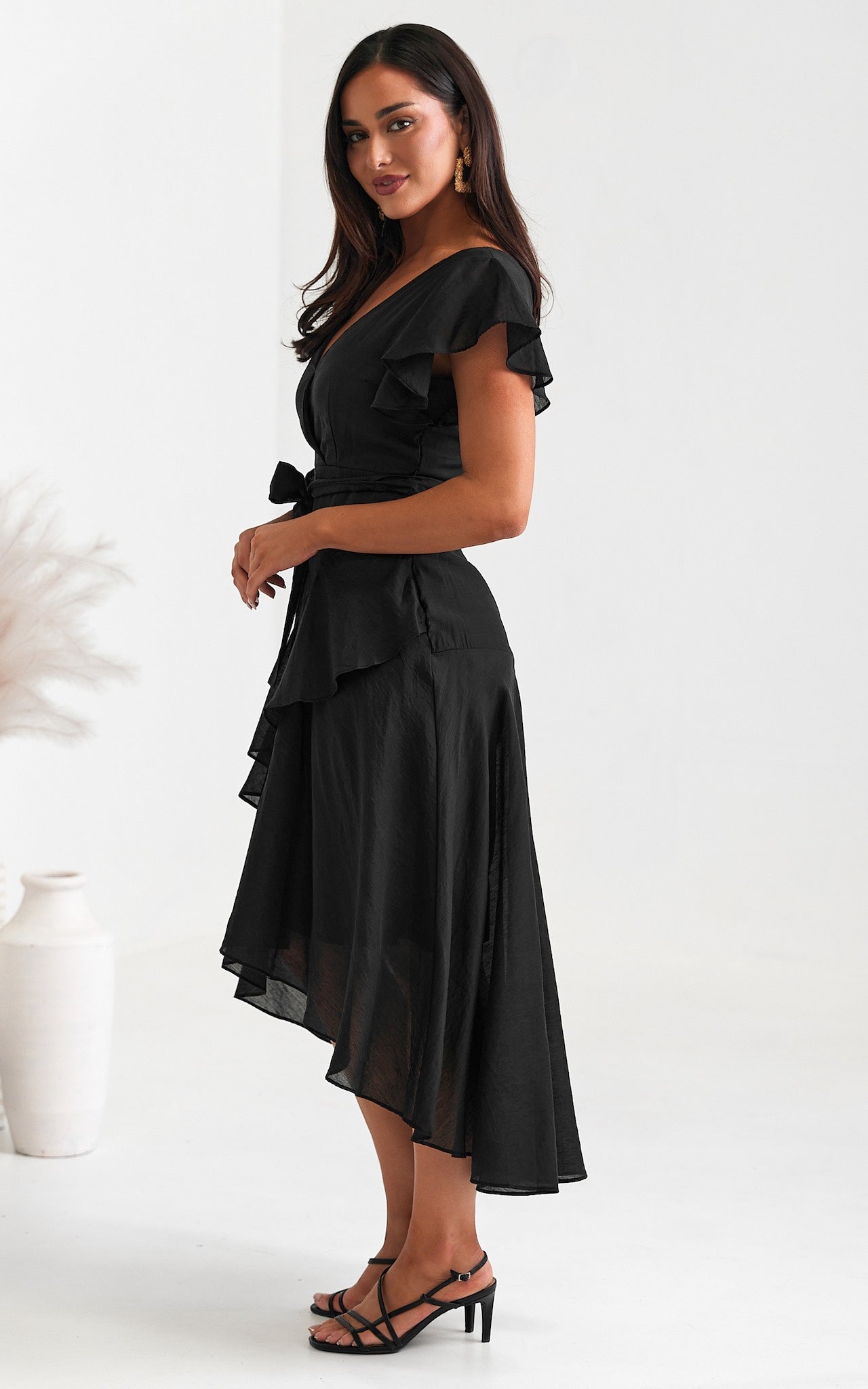 Sophia Maxi Dress - Black