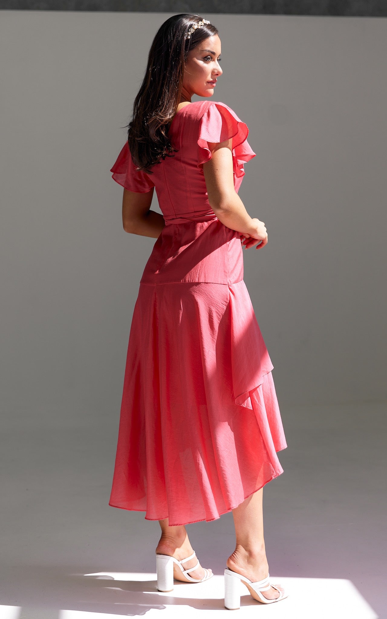 Sophia Maxi Dress - Watermelon Red