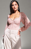 Soulmate Lace Top - Blush