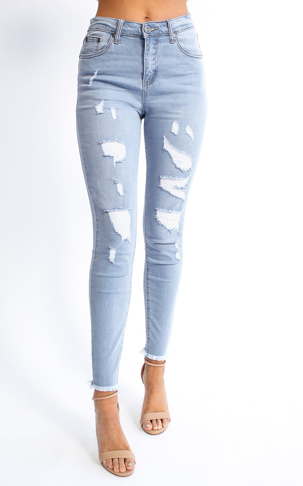 Spell Bound Jeans - Light Blue