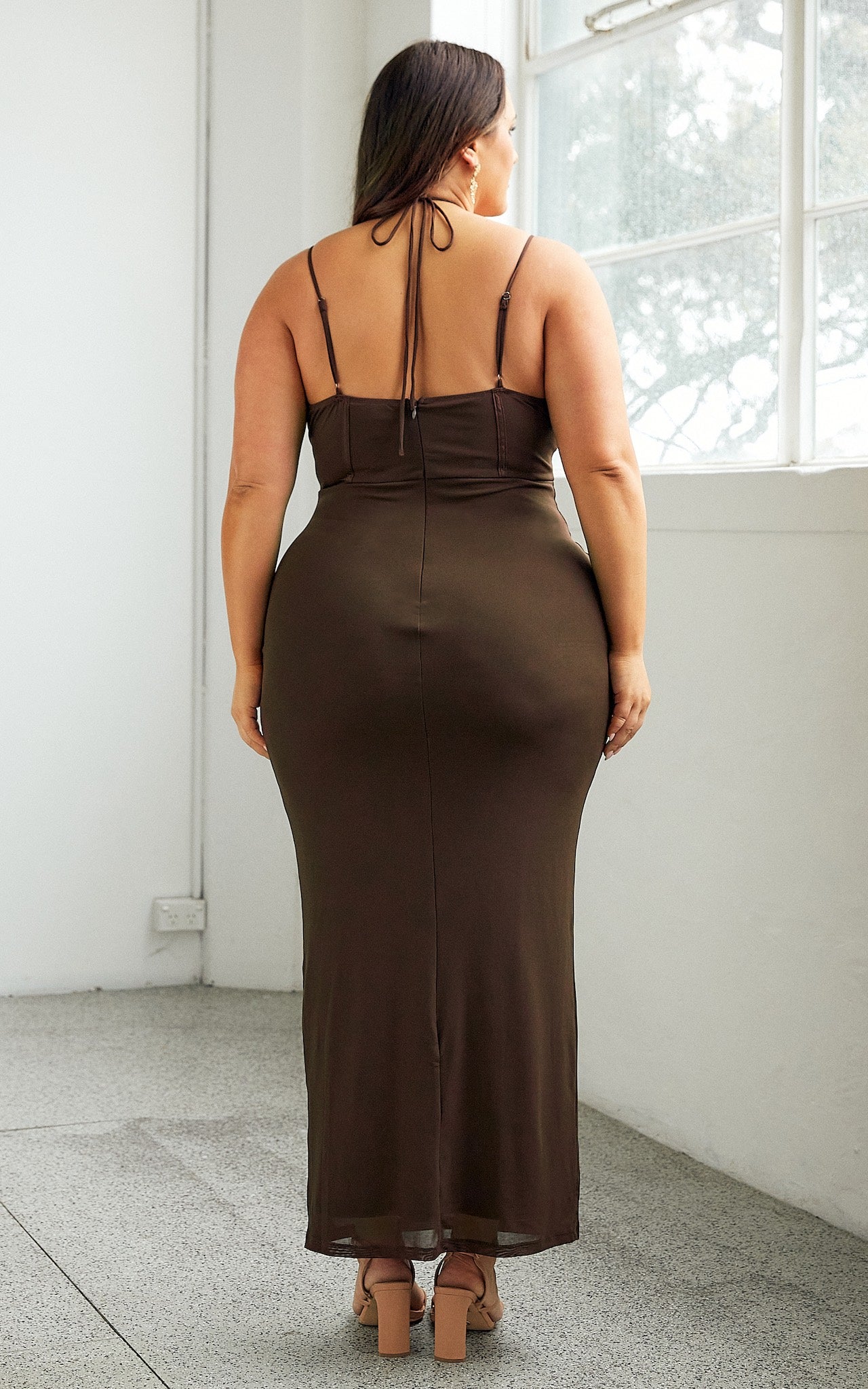 Stafford Dress - Chocolate Brown