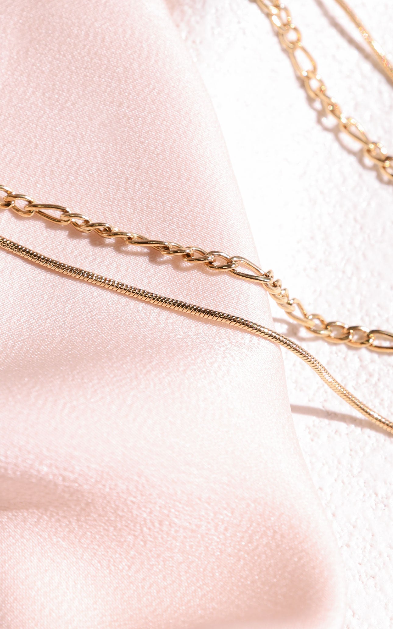 Sunna Necklace - Gold Double Chain