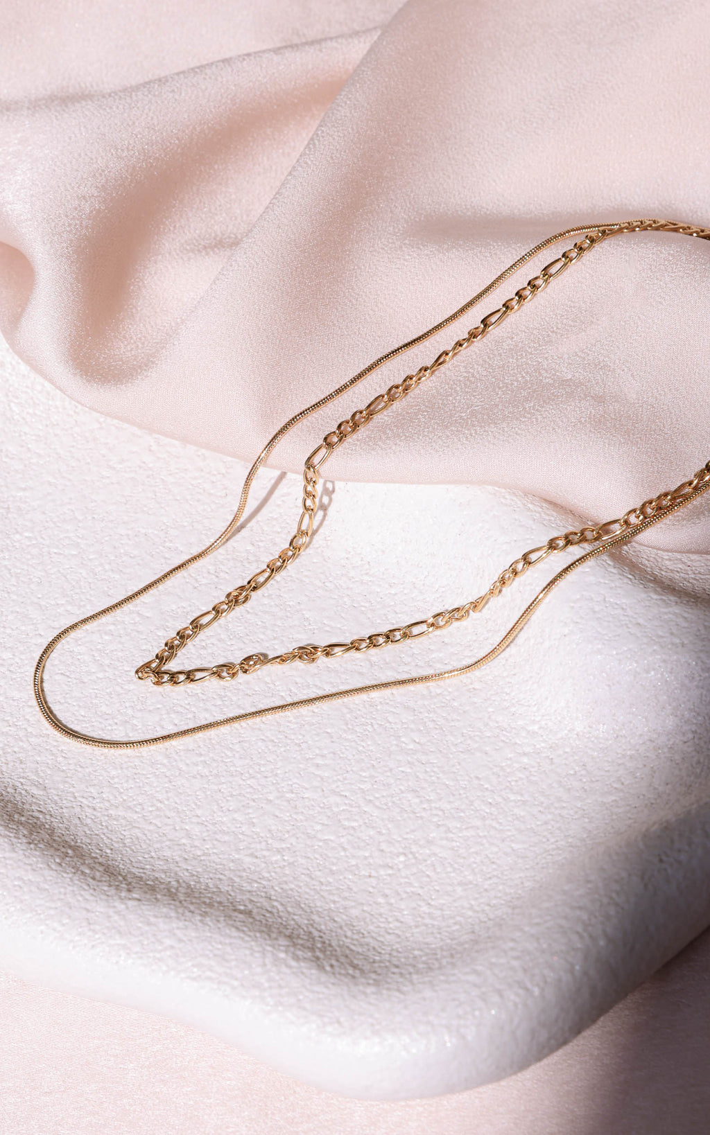 Sunna Necklace - Gold Double Chain
