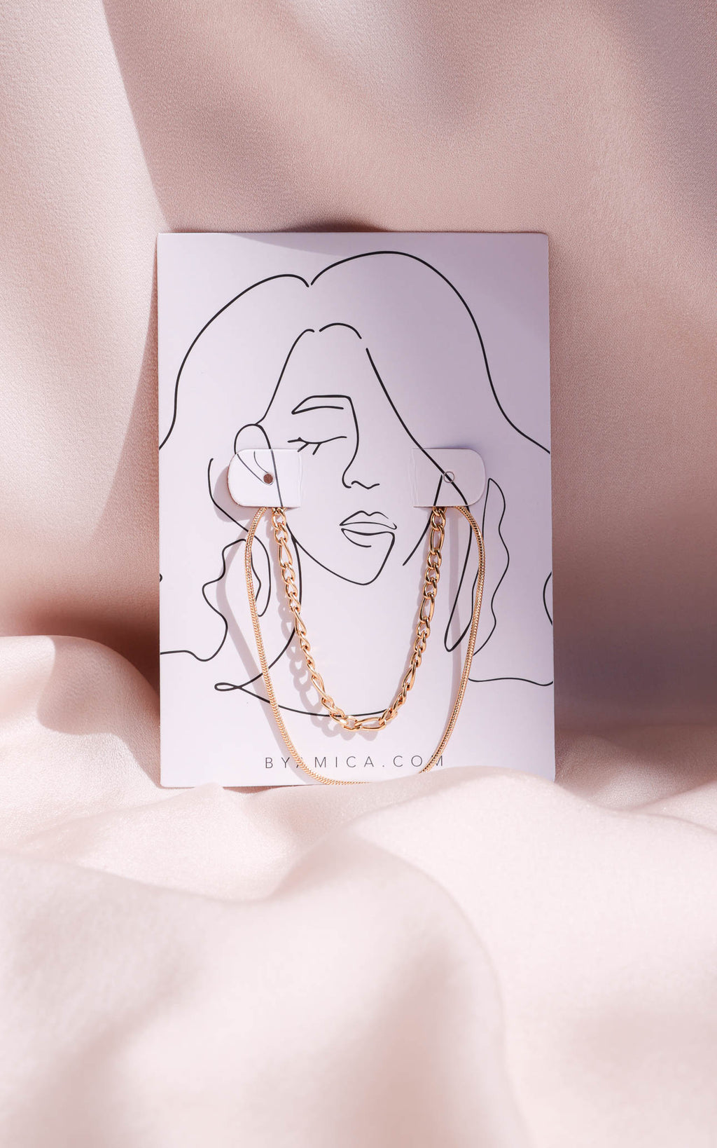 Sunna Necklace - Gold Double Chain