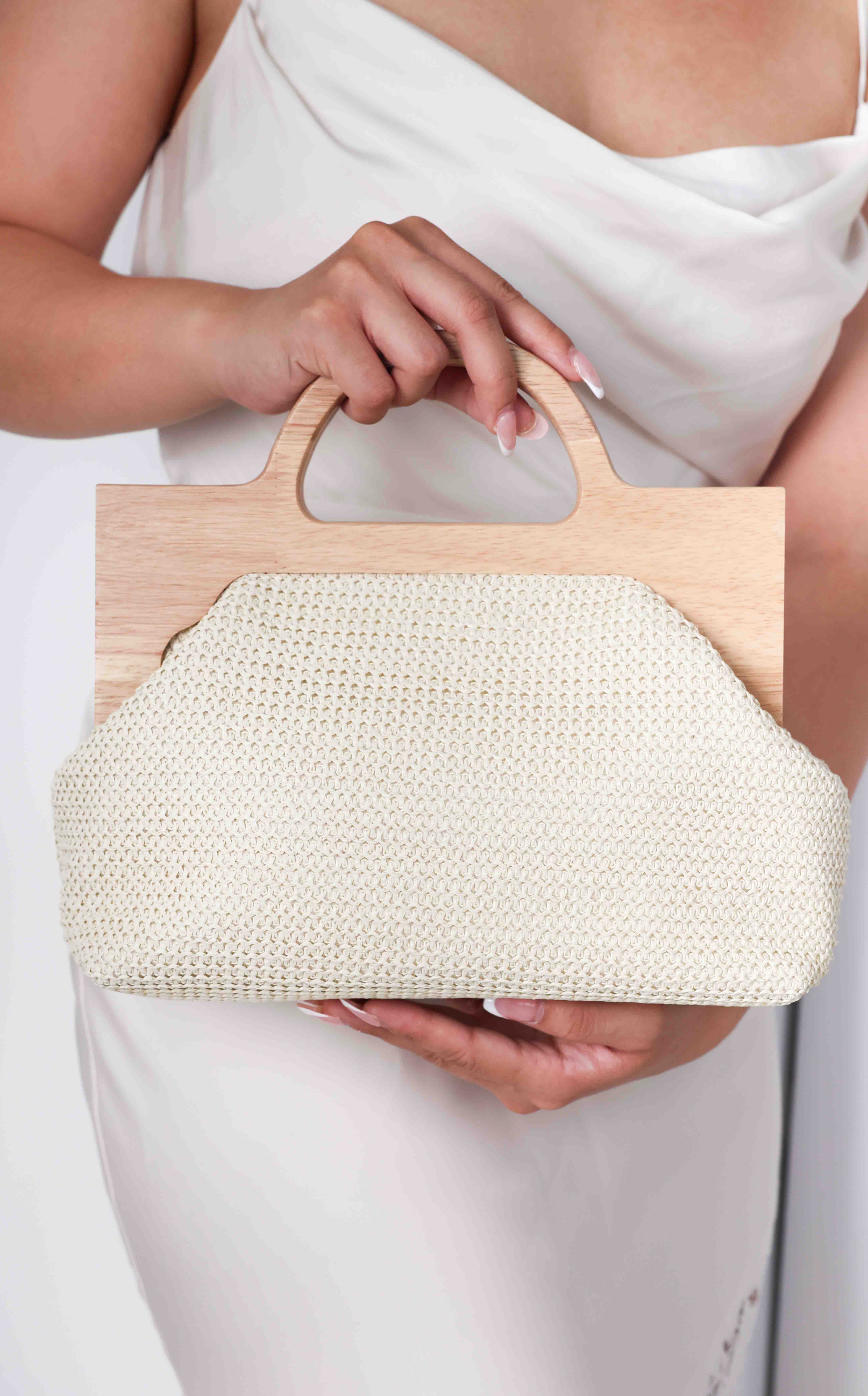 Seychelles Straw Bag - Light Beige