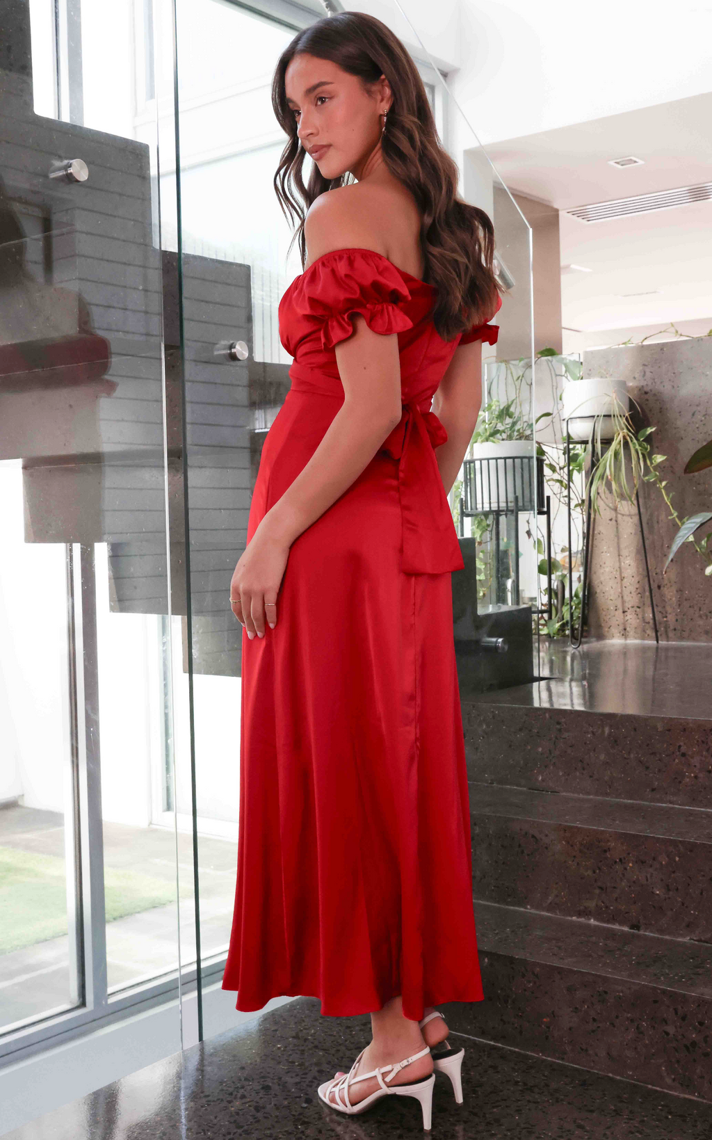 Jolene Maxi Dress - Red