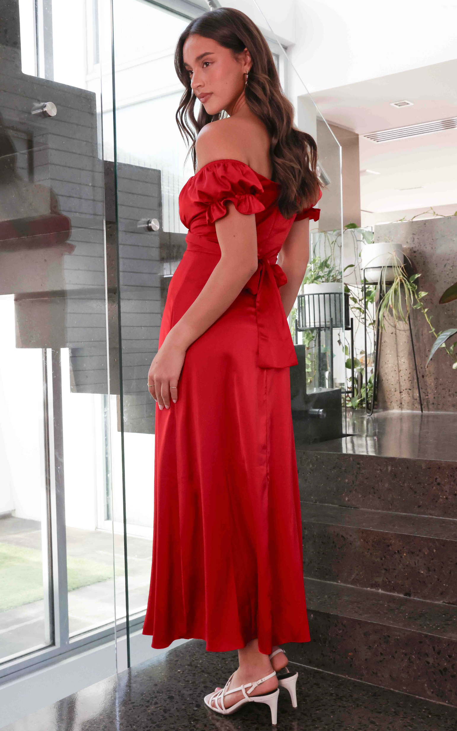Jolene Maxi Dress - Red