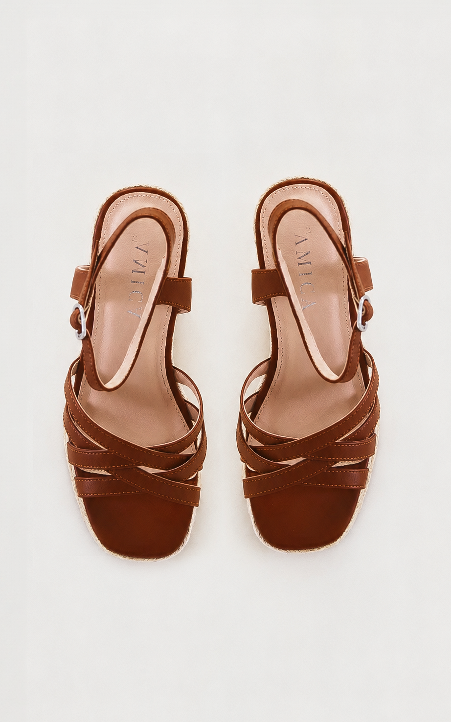 Selina Wedges - Brown