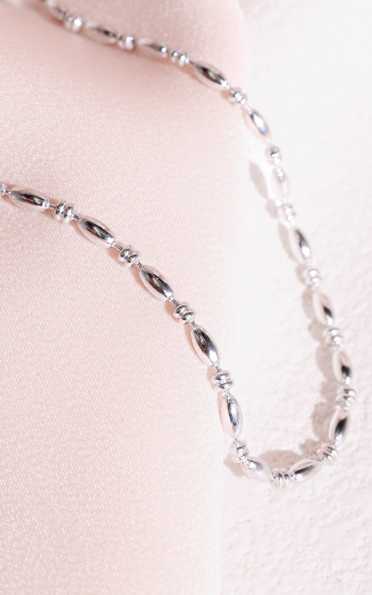 Tain Bracelet - Silver Chain Bead