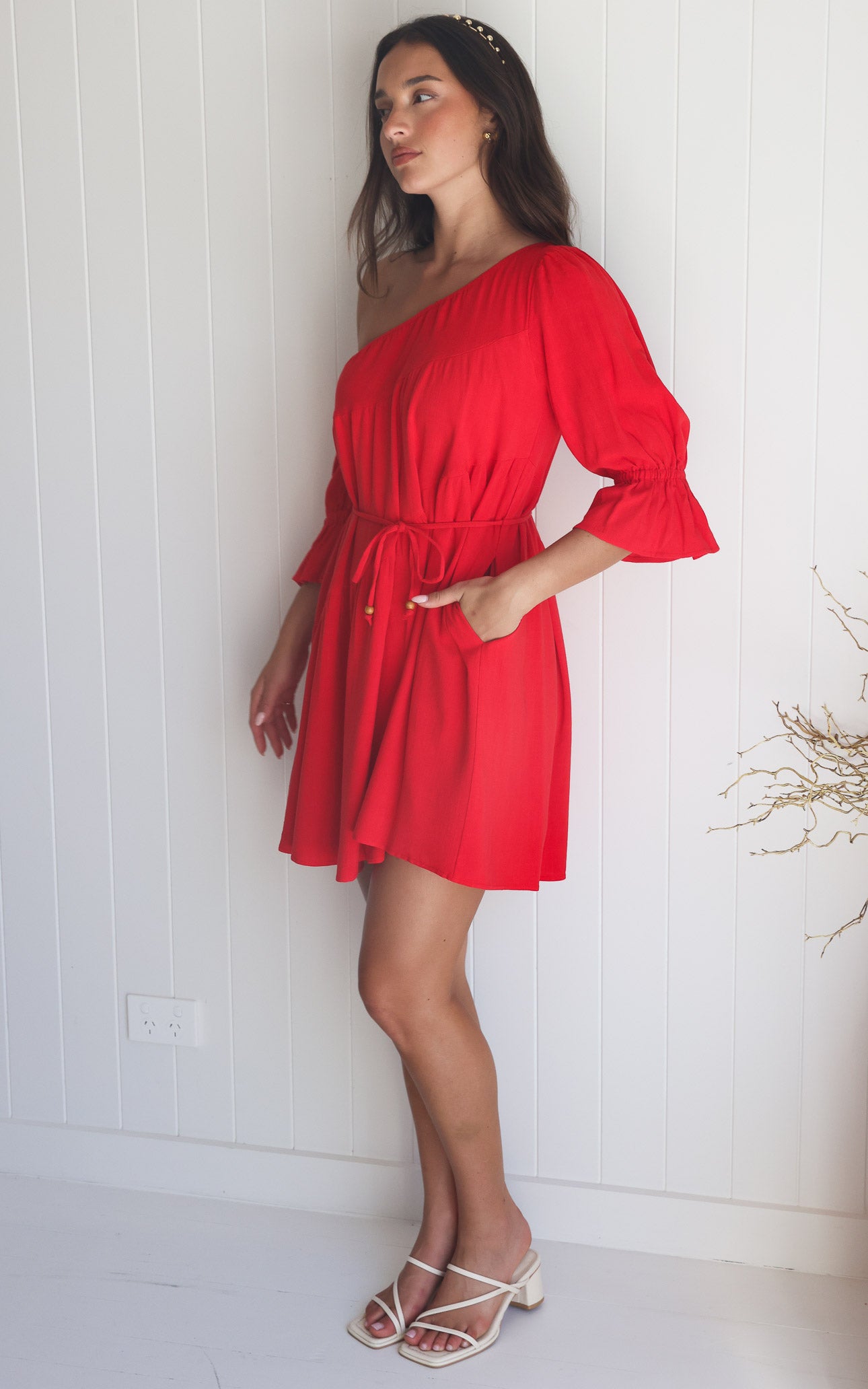 Talitha Mini Dress - Red