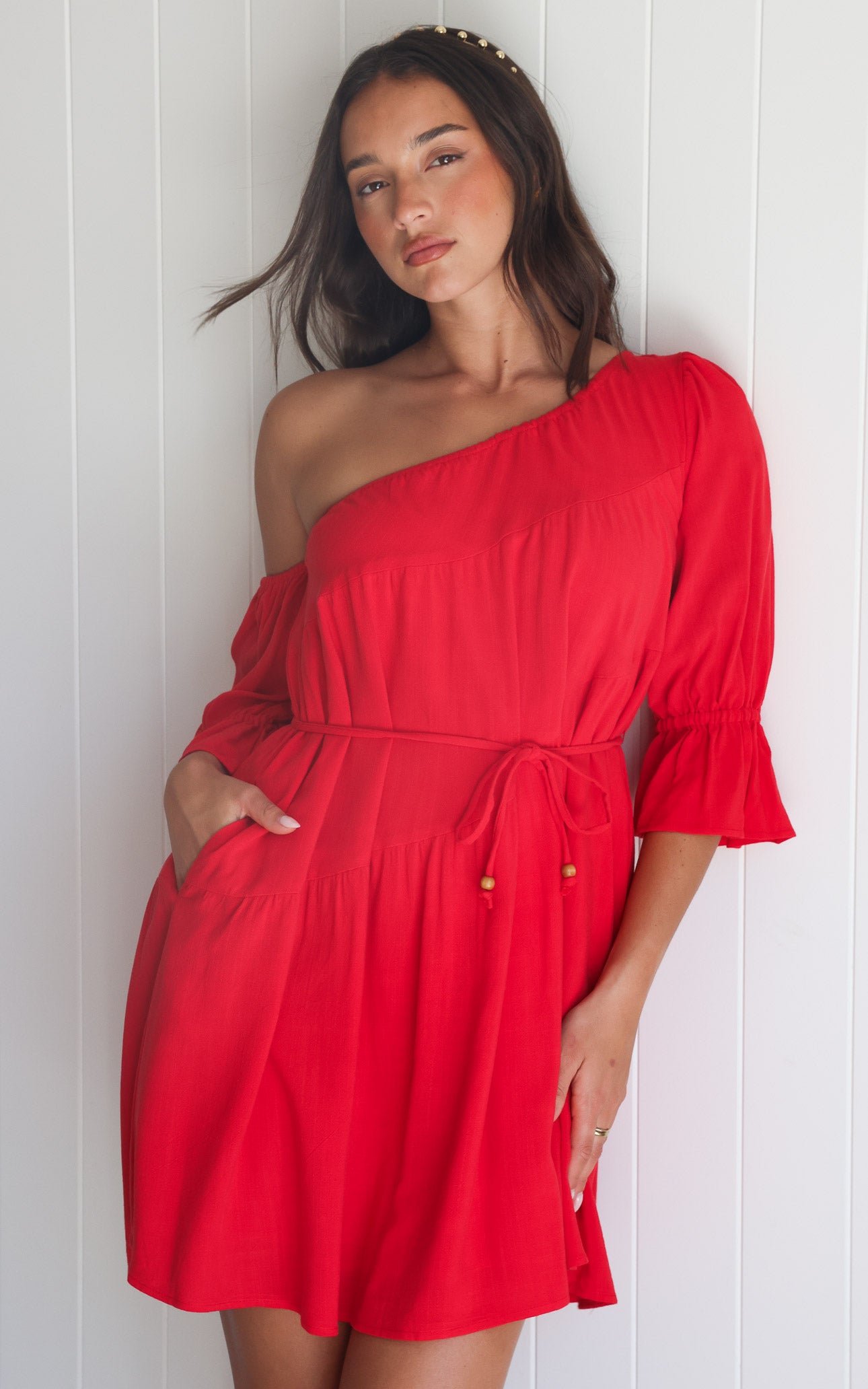 Talitha Mini Dress - Red