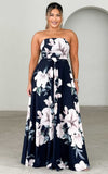 Tamra Maxi Dress - Navy Floral