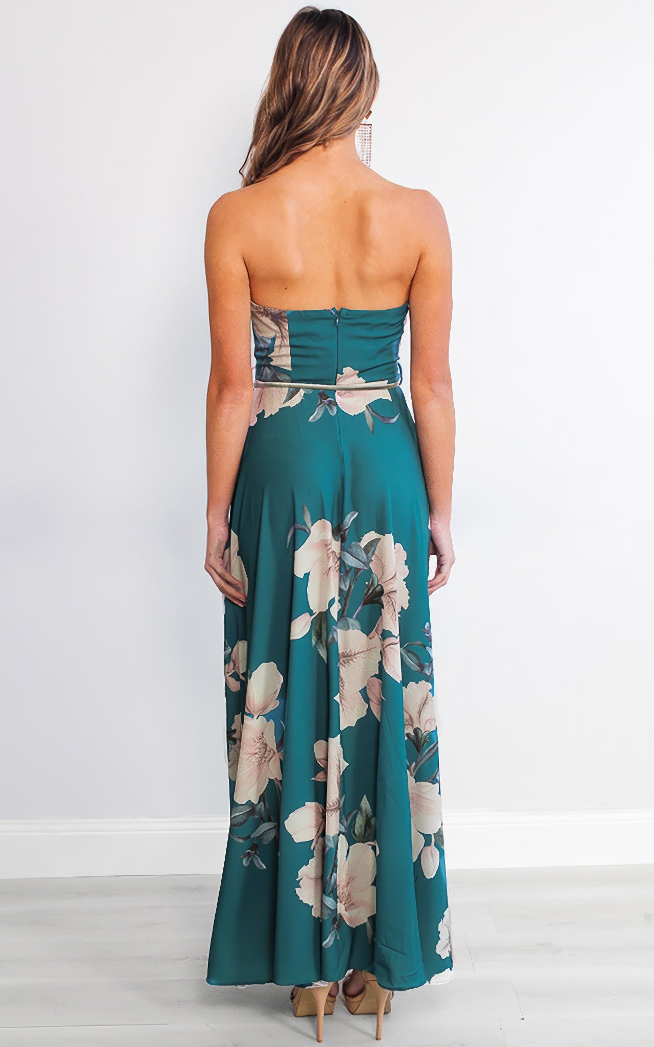 Tamra Maxi Dress - Green Floral