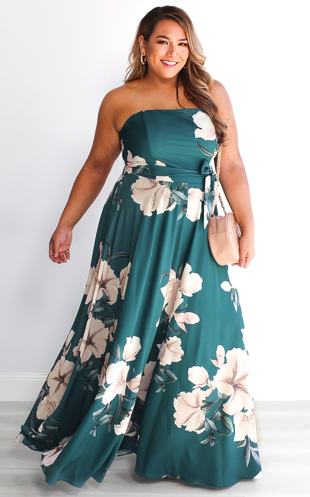 Tamra Maxi Dress - Green Floral