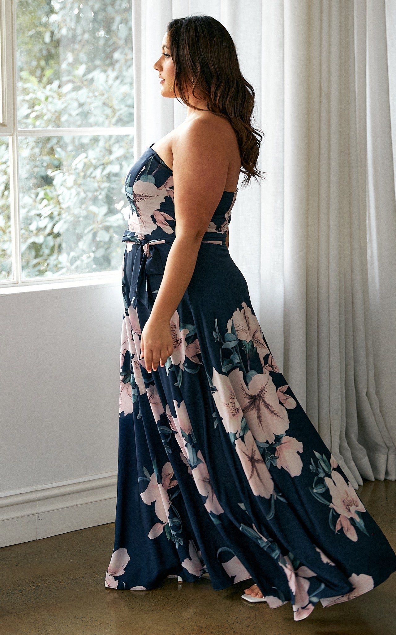 Tamra Maxi Dress - Navy Floral