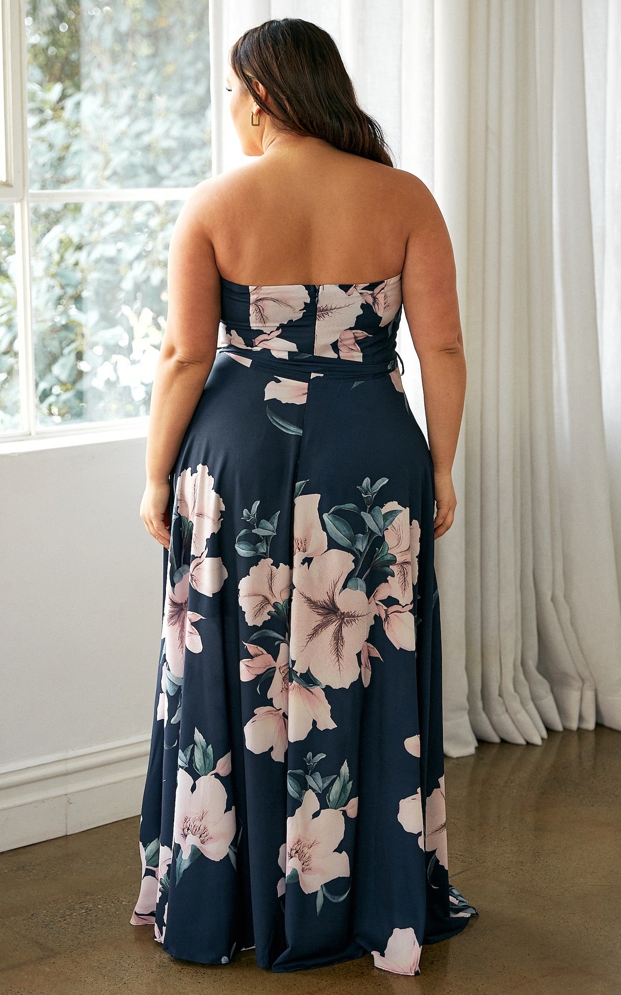 Tamra Maxi Dress - Navy Floral