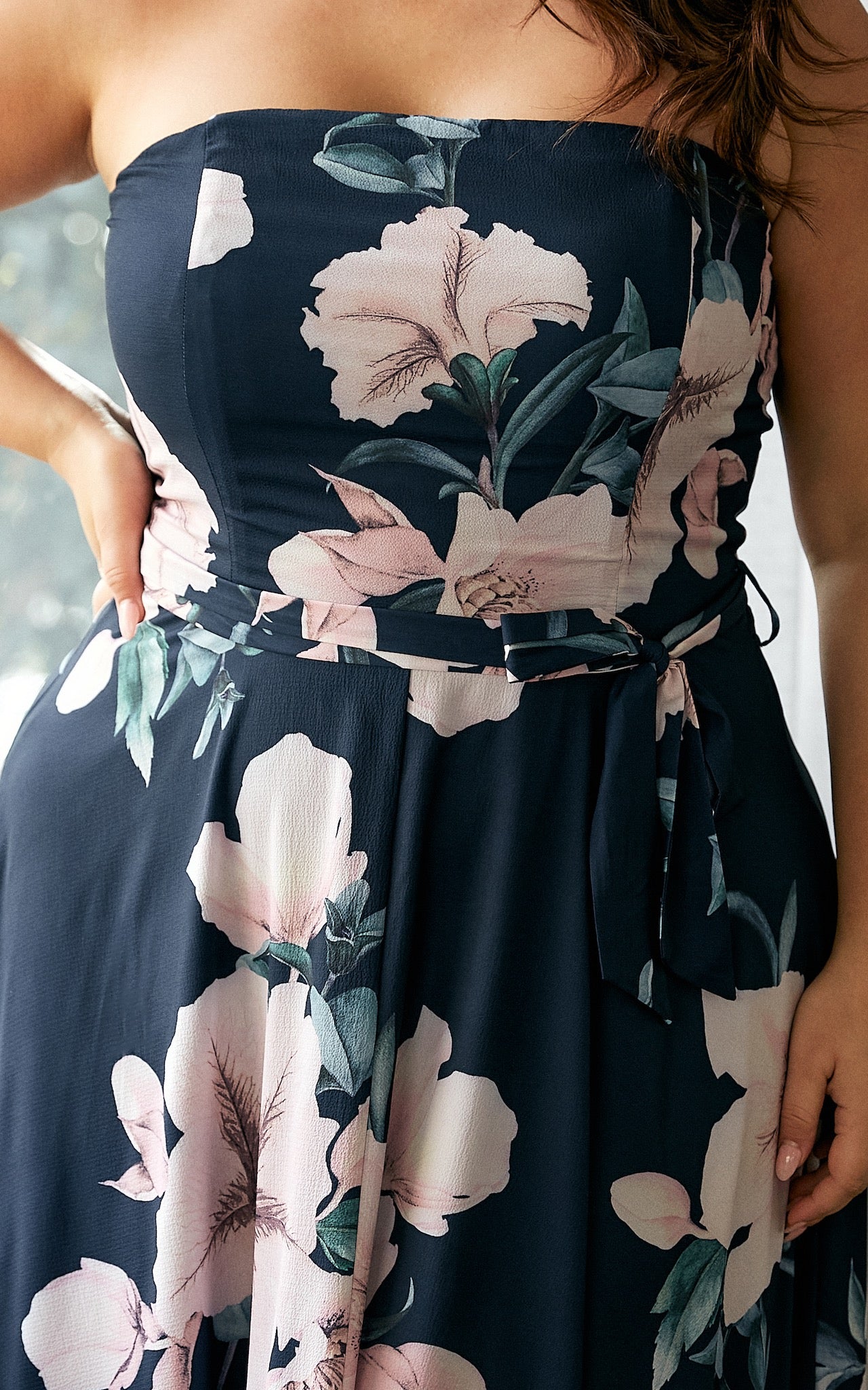 Tamra Maxi Dress - Navy Floral