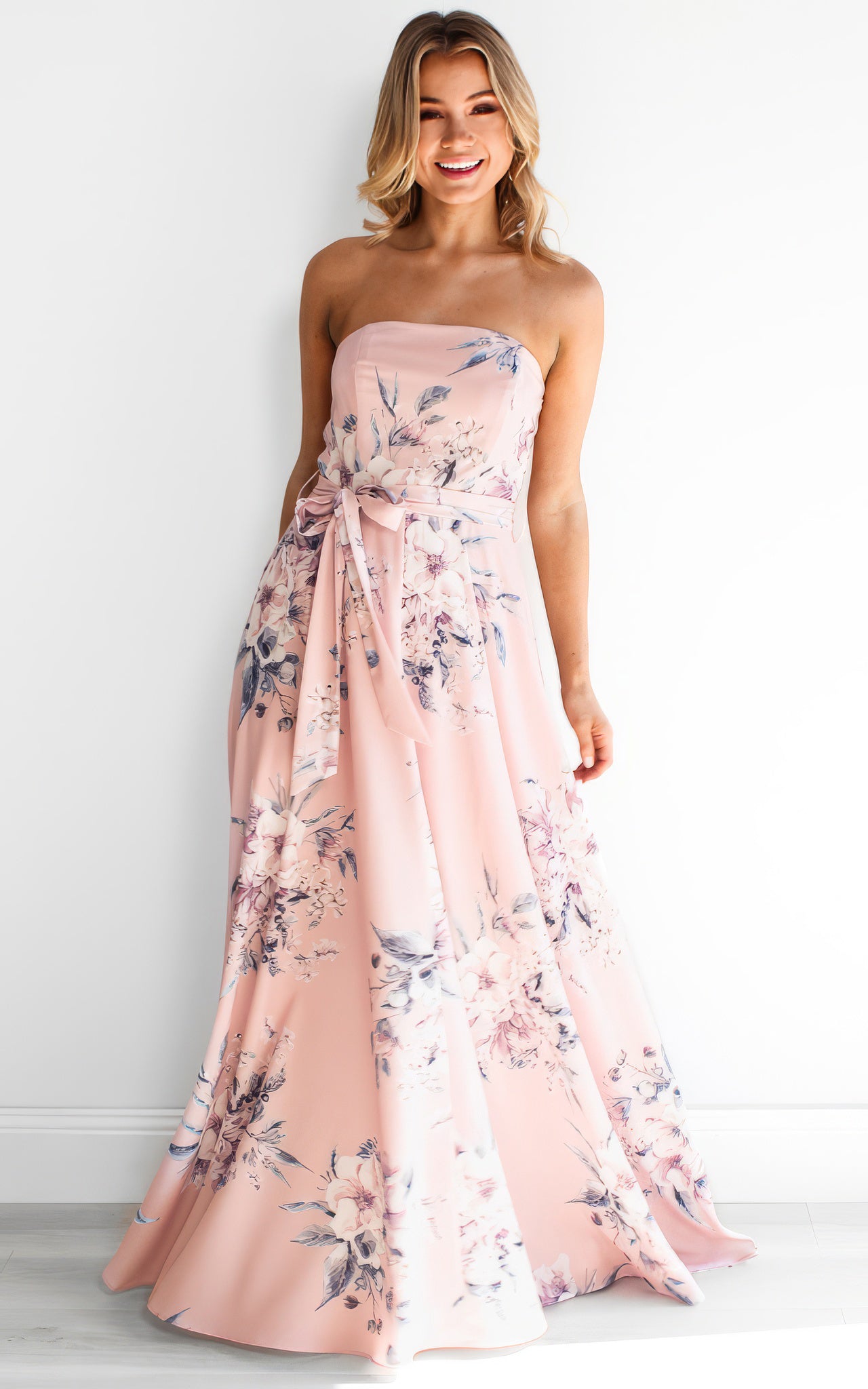 Tamra Maxi Dress - Pink Floral