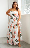 Tamra Maxi Dress - White Floral