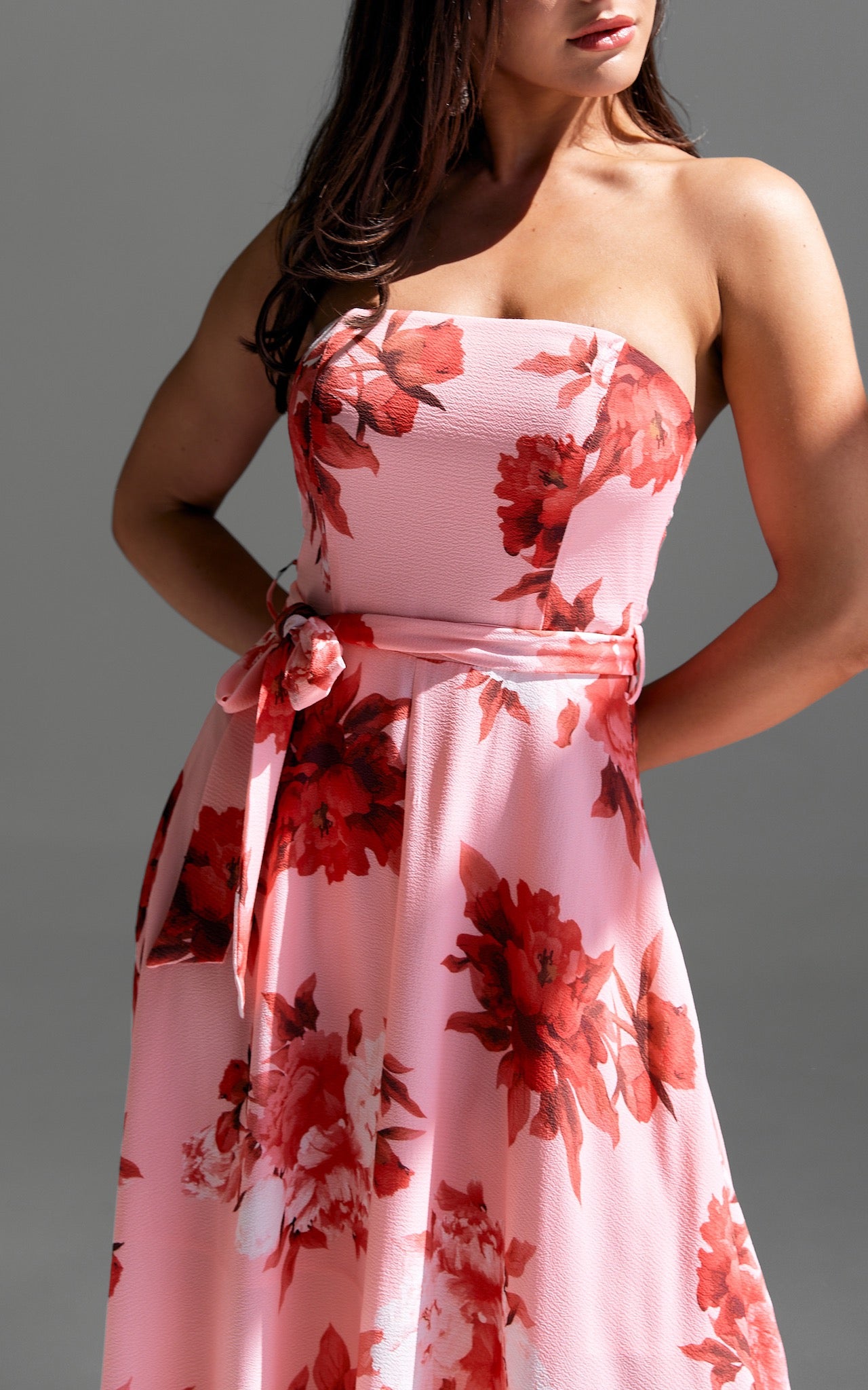 Tamra Maxi Dress - Rose Pink Floral