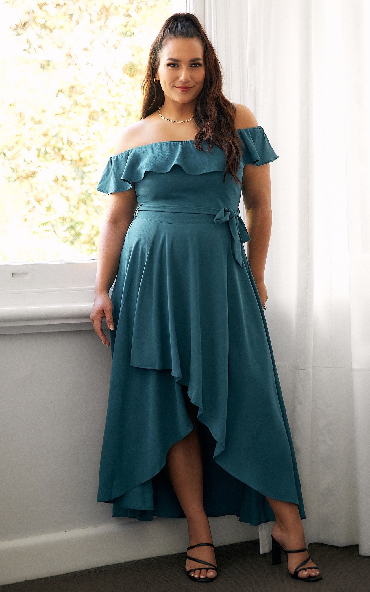 Tatiana Maxi Dress - Teal Blue