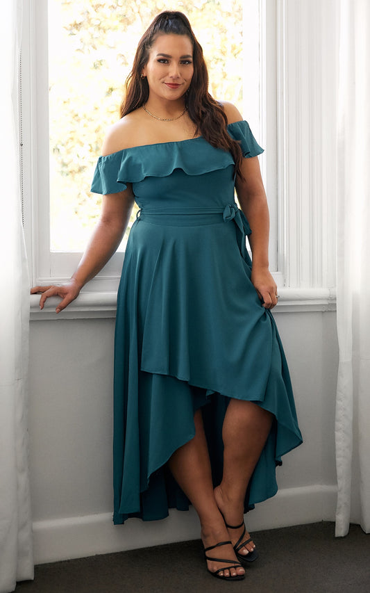 Tatiana Maxi Dress - Teal Blue