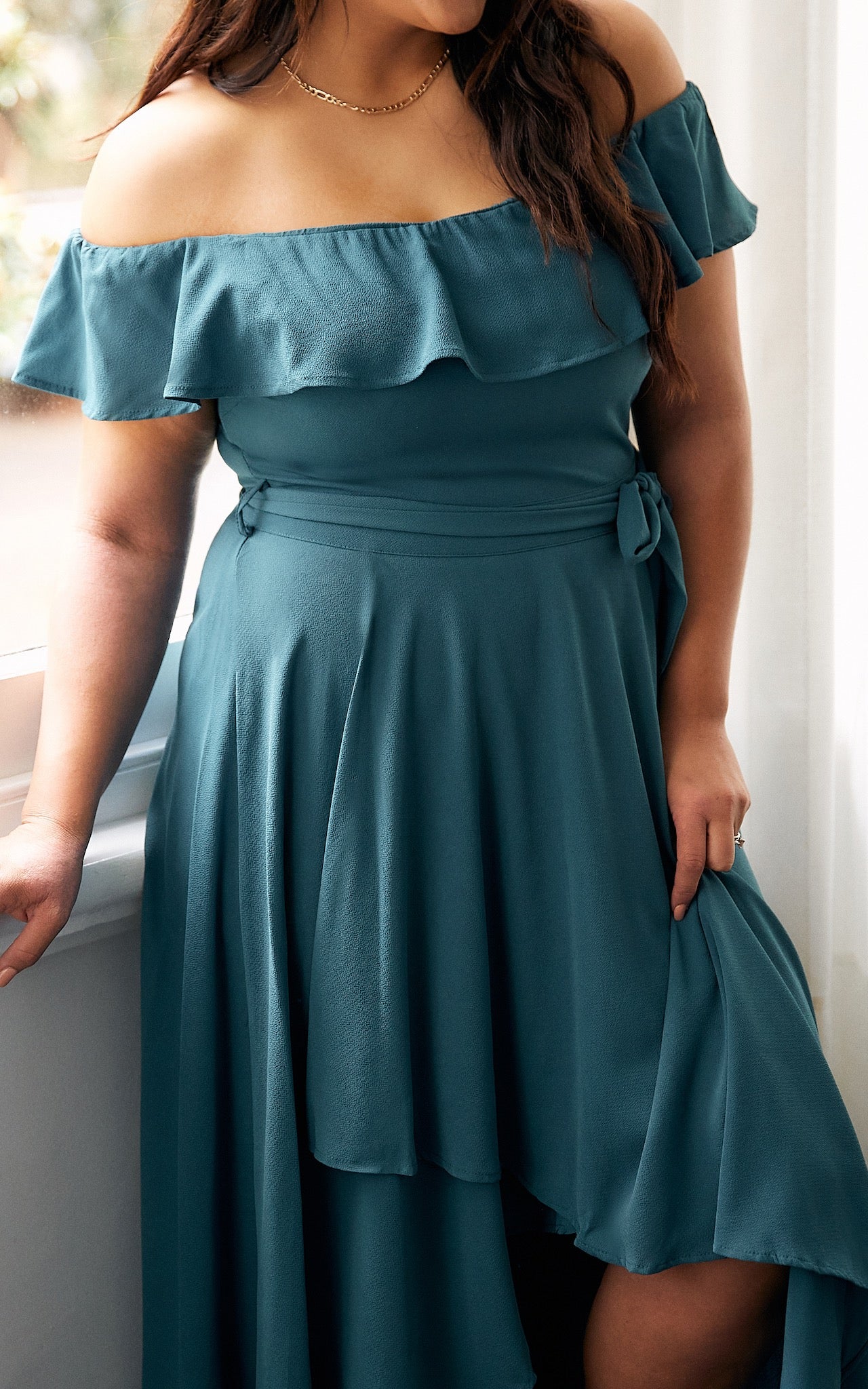 Tatiana Maxi Dress - Teal Blue