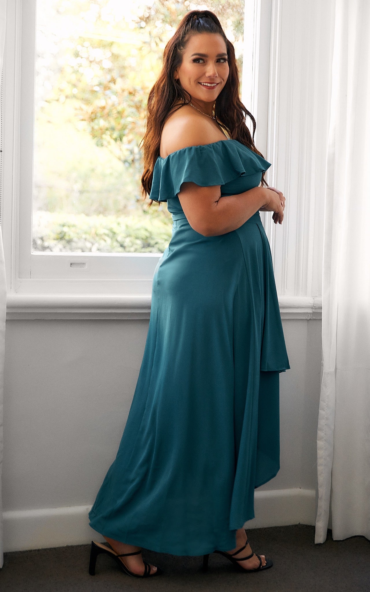 Tatiana Maxi Dress - Teal Blue