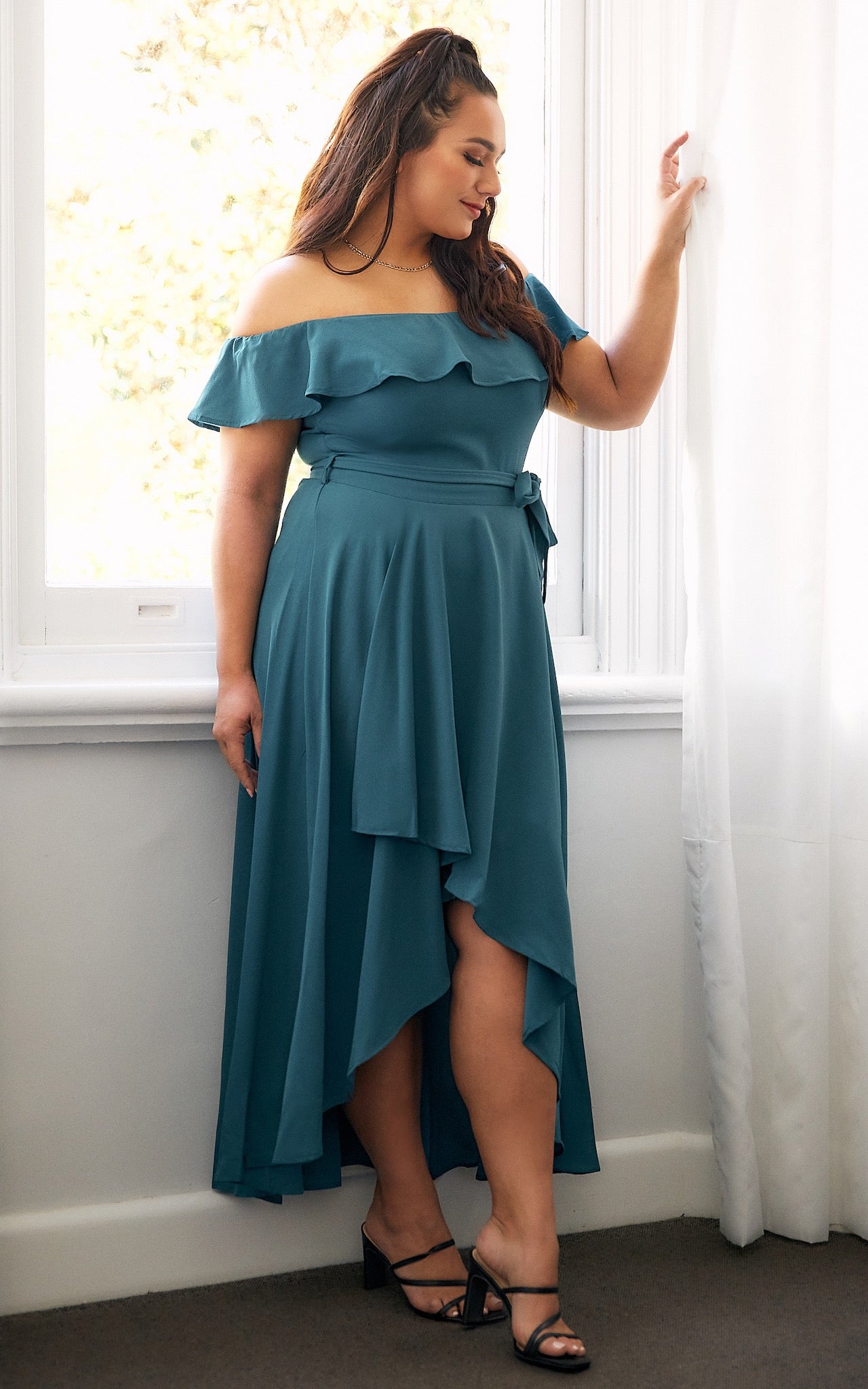 Tatiana Maxi Dress - Teal Blue