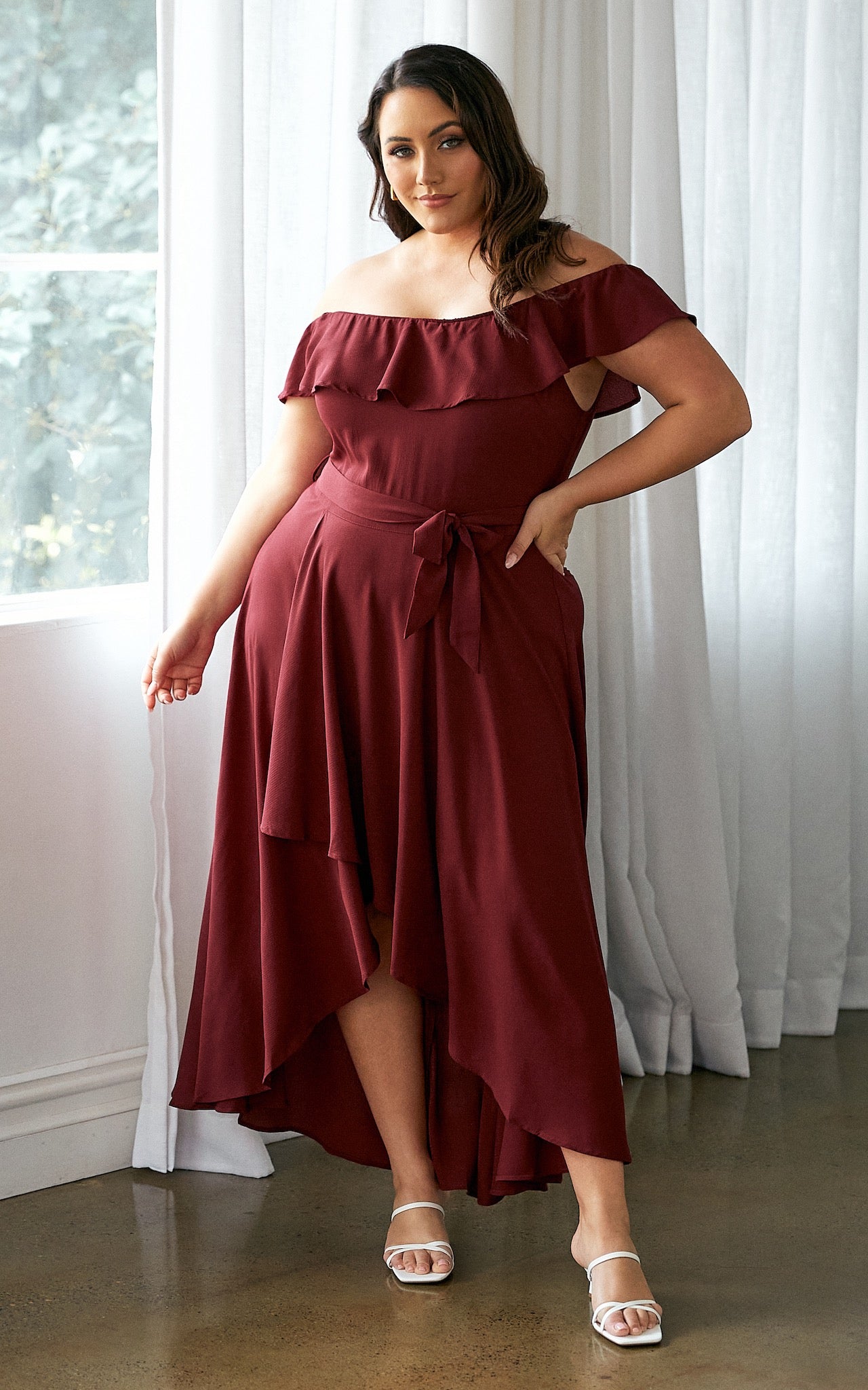 Tatiana Maxi Dress - Wine