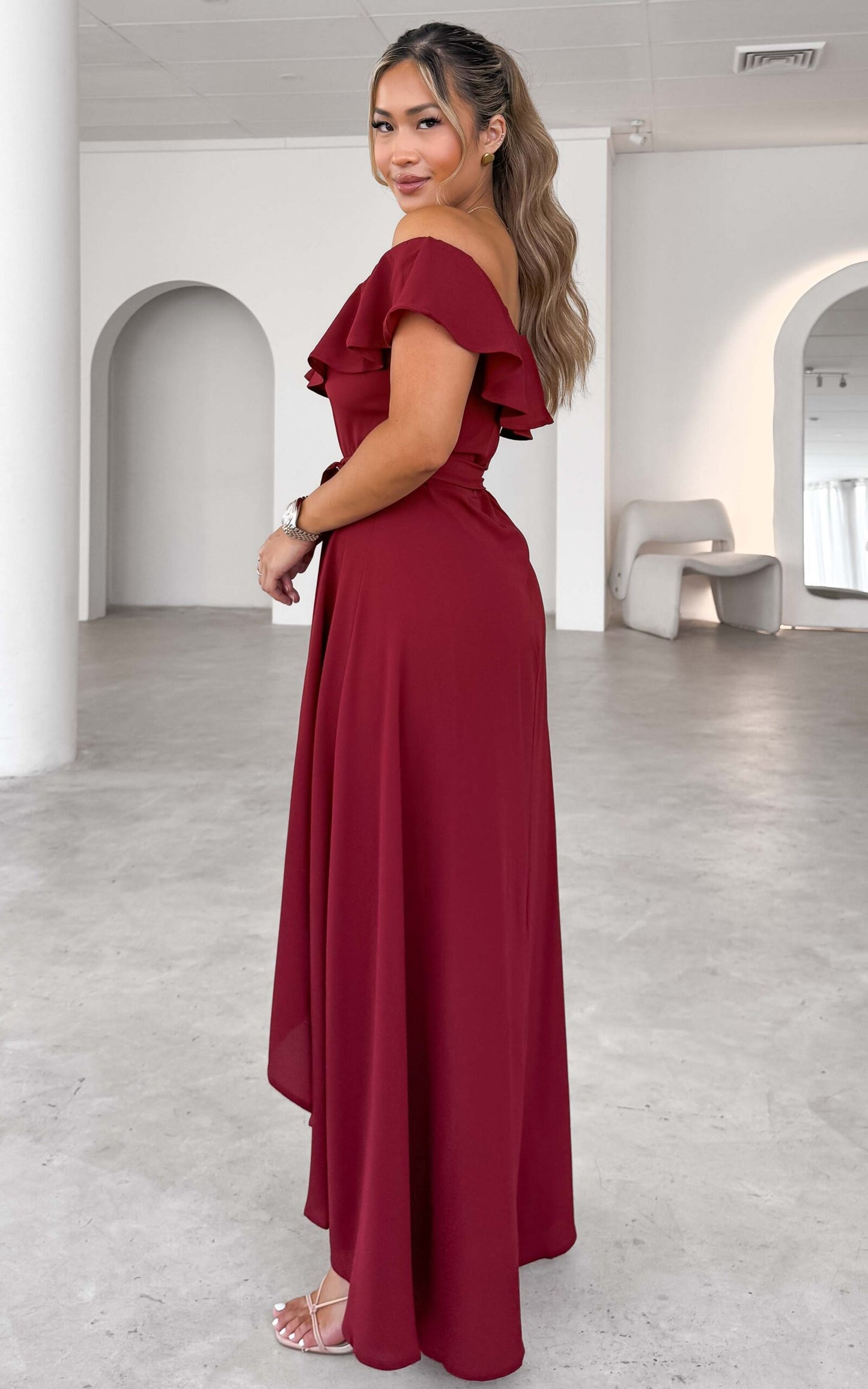 Tatiana Maxi Dress - Wine