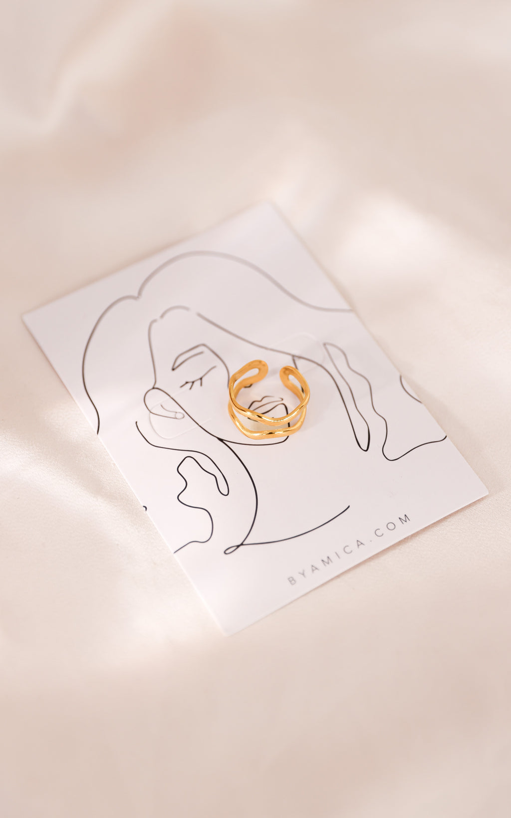 Teo Ring - Gold Wave