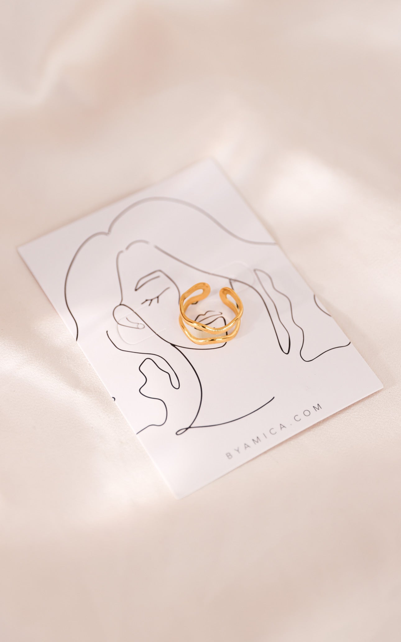 Teo Ring - Gold Wave