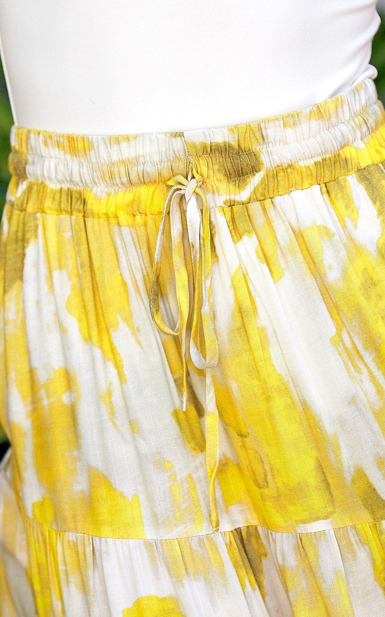 Tilly Maxi Skirt - Yellow Print