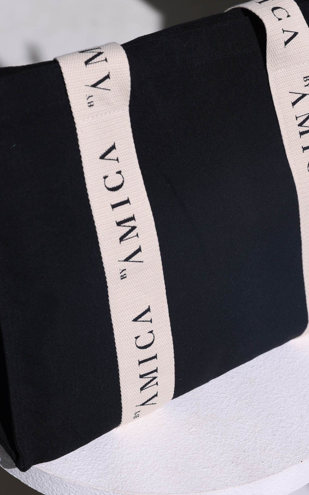 By Amica Canvas Tote Bag - Black