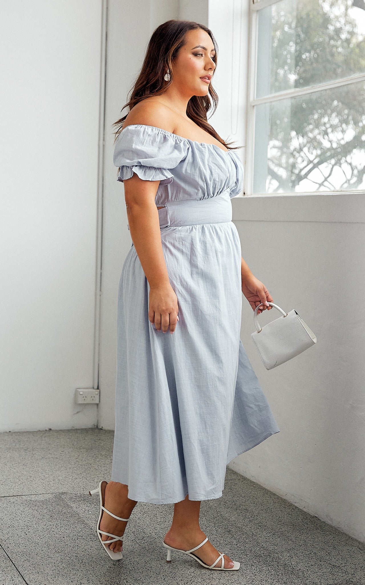 Truvy Dress - Dusty Blue