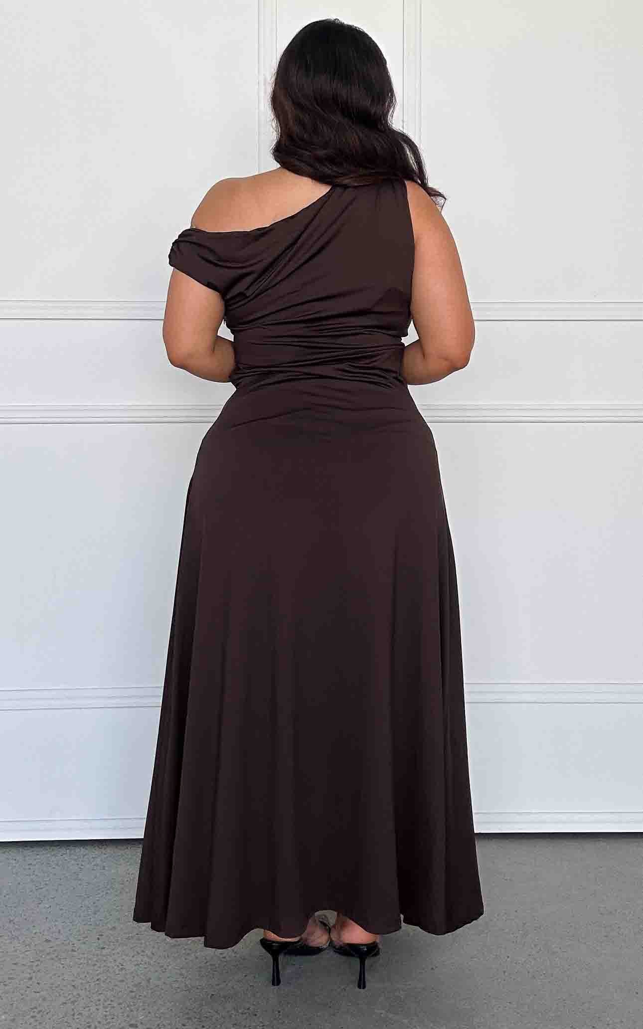 Tully Maxi Dress - Dark Brown