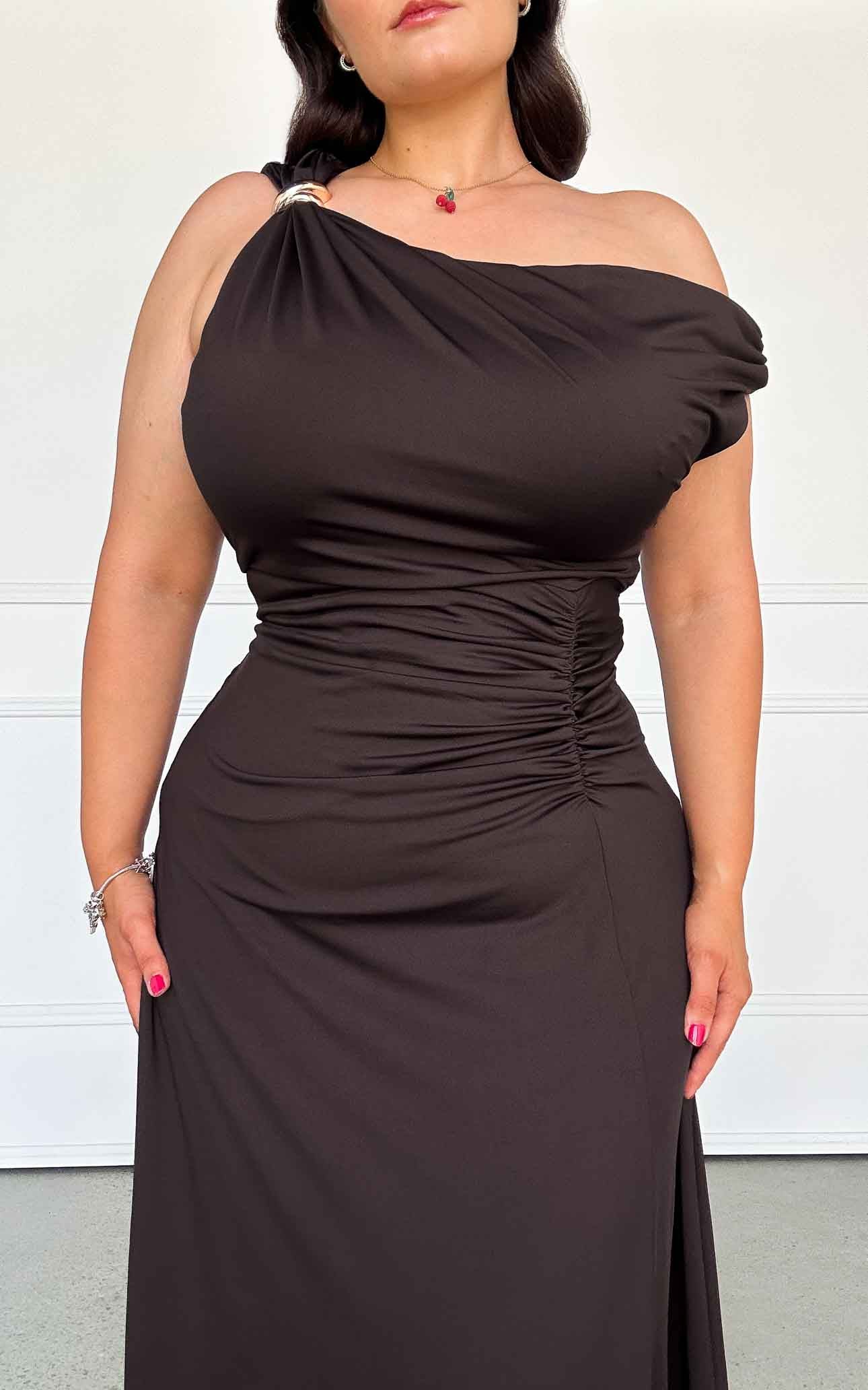 Tully Maxi Dress - Dark Brown