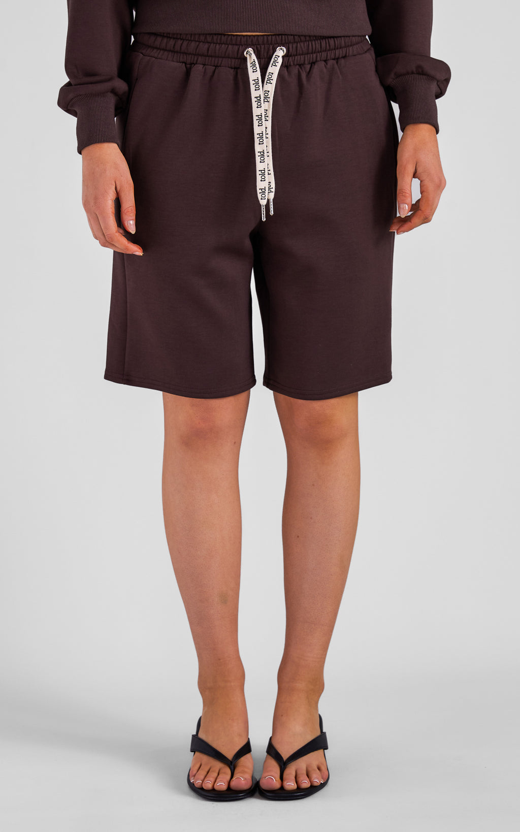 Tobi Unisex Boxy Shorts - Chocolate Brown