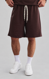 Tobi Unisex Boxy Shorts - Chocolate Brown