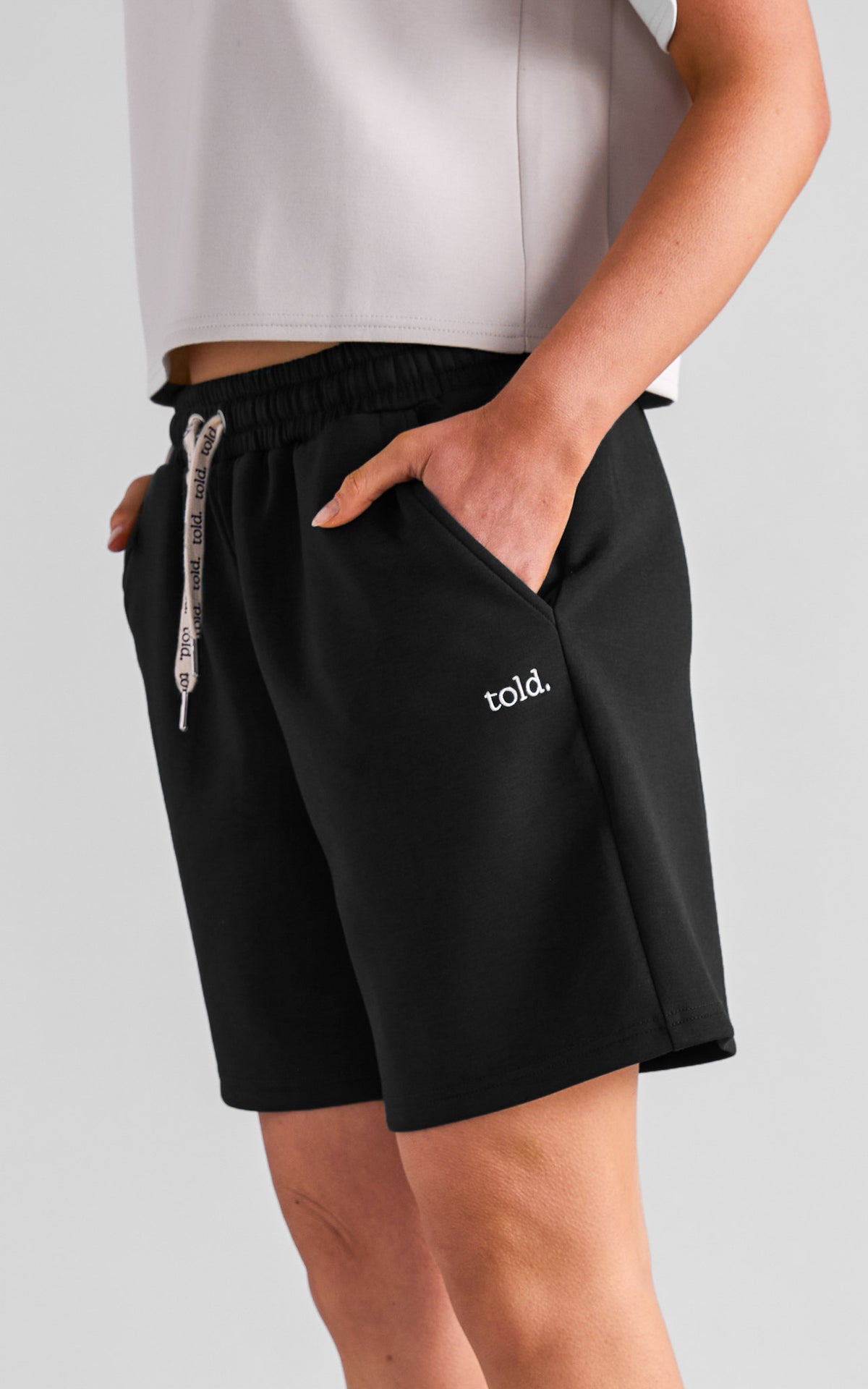 (PREORDER) Rich Unisex Shorts - Black