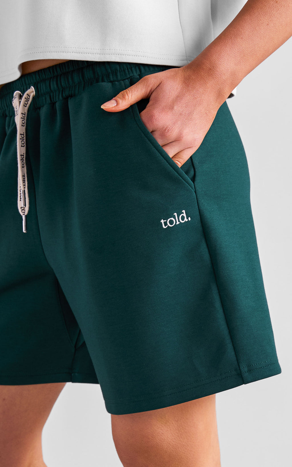 (PREORDER) Rich Unisex Shorts - Forest Green